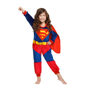 Onesie Kigurumi Superman för barn