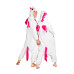 Onesie Kigurumi Vit Enhörning
