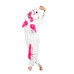 Onesie Kigurumi Vit Enhörning