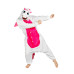 Onesie Kigurumi Vit Enhörning