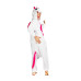 Onesie Kigurumi Vit Enhörning